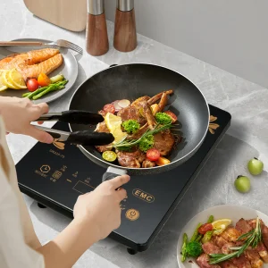 Portable Single Burner Induction Cooktop Knob Control Built in Induction Cooker for Kitchen