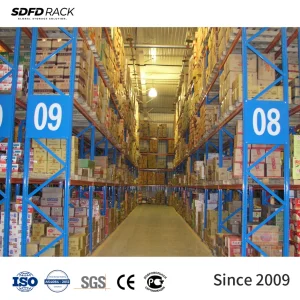 Sistema de estanterías de palets de alta resistencia para almacenamiento en cadena de frío de alimentos y bebidas, estante de almacenamiento selectivo para logística, distribución e inventario en almacenamiento industrial