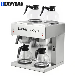 Heavybao Electric Commercial Household Efficiency Cappuccino Drip Coffee Maker Machine with CE RoHS
