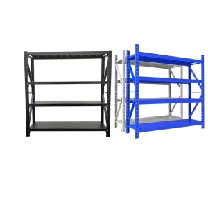 Adjustable 4-tier Warehouse Shelving in Stock Customized Light Duty Storage Shelving Rack  for Storage Unit