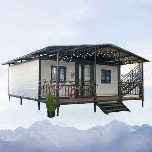 40FT Casa Contenedor Modular de Lujo