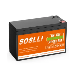 Lifepo4 Deep Cycle Solar Batterie Ups 12V Lifepo4 Battery 12V 7Ah 8Ah 20Ah Lithium Ion Lifepo4 Battery Pack 12V Batterie 12v 7ah