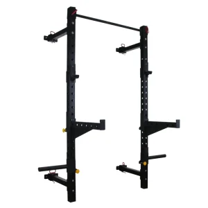 Home Training Wall Mounted Power Cage Gym Fitness Equipment Multi Functional Adjustable Squat Rack