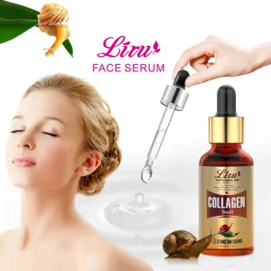 Sérum Revitalizante de Caracol com Vitamina E para Pele Radiante