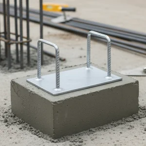 Hot DIP Galvanized Foundation Building Material Steel Embedded Parts Structure Part