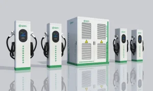 Supercharger Floor-Mounted Style Liquid-Cooled EV Charger Intercity Highway Charging Stations