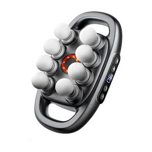 VTT Wholesale Portable Electric 8-Head Massage Gun Rechargeable Facial Massager for after Fatigue Massage Great Value