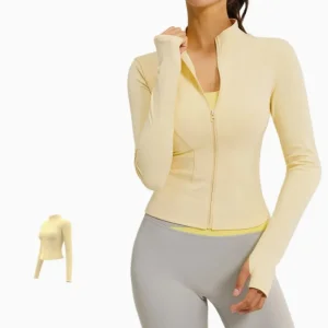 Mesh Spliced Yoga Fitness Coat Women Loose Breathable Yoga Cardigan Training Outerwear