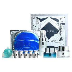 Korean Beauty Salon Skincare Set MIINJEJO Deep Sea Collagen Therapy Facial Moisturizer Mask Essence Skin Rejuvenation Kit