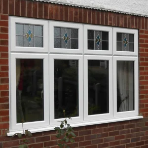 Residential House Grid Design UPVC Sliding Window