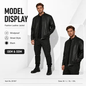 Custom Men's Leather Jacket Design