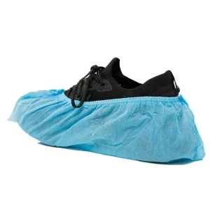 PE PP Nonwoven PVC CPE Shoe Covering Rain Waterproof Disposable Plastic Non Slip Shoe Cover