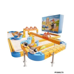 2025 Top Selling New Building Block Rail Car Magic Changeable Children's Girl Boy Puzzle Birthday Gift Assembly Toy Wholesale