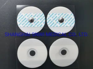 Disposable Non Woven ECG Electrode with Adult or Child Different Size for Hospital Use