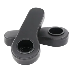 Golf Car Rear Seat Kit Pair of Armrest with Cup Holders