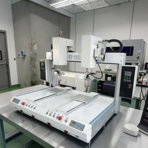 XYZ 5 Axis Robotic Soldering Robot Machine For SMD LED Component Welding In Manufacturing Plant