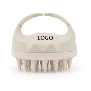 Novos Chegados Escova de Silicone para Couro Cabeludo Massageador Escova de Cabelo de Palha de Trigo Acessório de Cuidado Capilar para Escova de Shampoo Massagem no Couro Cabeludo