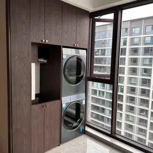 Custom Balcony Laundry Cabinet for Balcony Laundry Room Stylish Living Room Furniture