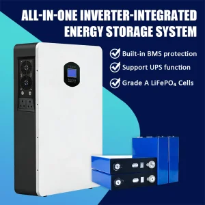 Armazenamento de Bateria de Lítio para Energia Solar Sistema Residencial Powerwall LiFePO4 Backup de Bateria Sistema de Energia para Casa Fora da Rede