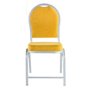 Luxury Modern Upholstered Banquet Chairs with Soft Cushions for Home Bar &amp; Park Use Banquet Chair Stackable Banquet Chair