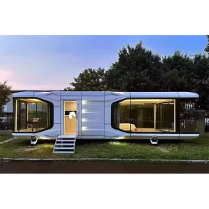 Cabana Luxuosa Prefabricada em Estrutura de Aço