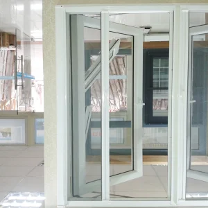 Supplier ODM/OEM Wholesale Modern Kitchen French PVC Louver Window Soundproof Energy Star Qualified Swing Casement Window