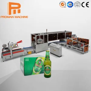 5-10 Caixas Por Minuto Cartonagem Caso Alimento Bebida Garrafa Lata Bebidas Embalagem Linha de Produção