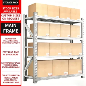 High Quality Heavy Duty Cold Rolled Steel Boltless Rack