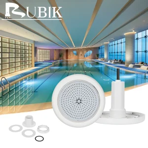 RGB LED Pool Light Color-Changing RUBIK Nicheless Light Liner ABS+PC Pools IP68 Landscape Ra80 10W/18W Remote APP