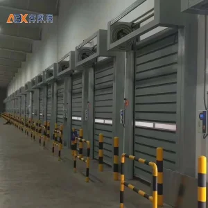 Moisture-Resistant 40mm Total Door Panel Thickness Turbo Automatic Hard Warehouse Fast Door