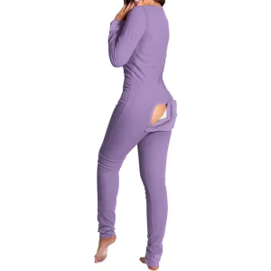Best Choice Flap Jumpsuit Soft Touch Flap Jumpsuit Fashion Look Spandex Polyester Flap Jumpsuit For Women