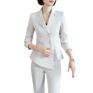 Small Folding Cotton Formal Blazers