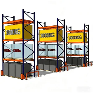 Metal Stacking Shelves 500-3000kg Warehouse Racking Steel Shelving Stacking Racks & Shelves Heavy Duty Warehouse Storage Rack