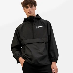 Custom Design OEM Factory Men's Nylon Quarter Zip Windbreaker Jacket Wholesale Bulk Order Winter Sportswear Brand