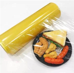 Fresh Supermarket Household Disposable Food Grade Mushroom Reusable Stretch Film Food Cling Roll Film Wrap