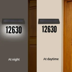 Solar Address Signs