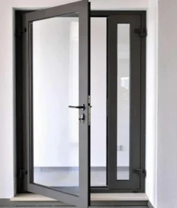 North America Cold Resistance Thermal Break Double Glazed Aluminium Casement Glass Door Hinged Door