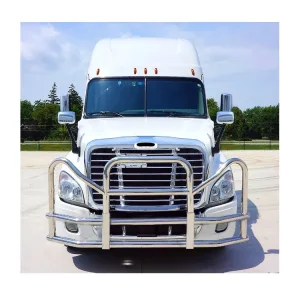 with Brackets Semi Truck Deer Grille Guard for Freightliner Cascadia