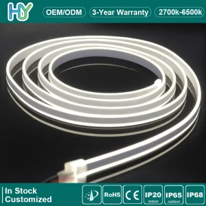 China Manufactory 8.5W/M Low Power LED Neon Light LED Strip Light 12V 24V Flexible LED Strip for Home Decoration Lighting