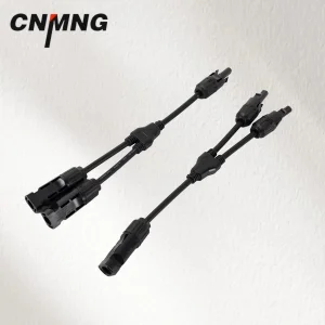 Waterproof Solar Cable Connector Y Type 3-Way Connector for Solar Panel Male and Female Photovoltaic Connector