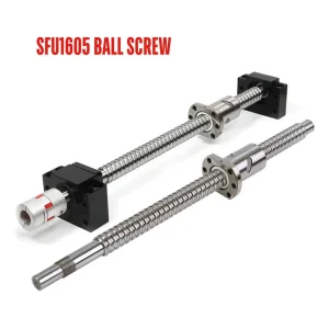 Factory Custom Stainless Steel Lead Screw C3 C5 C7 Rolled Ground Precision Ballscrew SFU1204 SFU1605 SFU1610 Ball Screw for CNC Machine