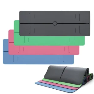 Non-Slip Waterproof Cork Eco-Friendly PVC NBR PU Suede TPE Custom Print Natural Rubber Yoga Mat for Gymnastics Fitness