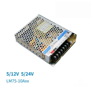 Mornsun LM75-10Axx 75W Dual Non-Isolated AC/DC Power Supply EN55032 Class B 3-Year Warranty High Efficiency 80-81% for