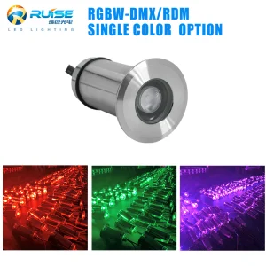 RGBW 10W 316 Stainless Steel Glass LED Pool Light