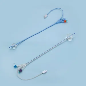 Catéter urinario de silicona para uso uretral con sonda de sensor de temperatura para monitoreo