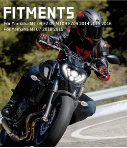 H4 LED Headlight Motorcycle for YAMAHA Mt09 Fz09