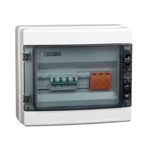 Low-voltage Power Supply Waterproof Circuit Breaker MCB Shell 4-way Distribution Box DC