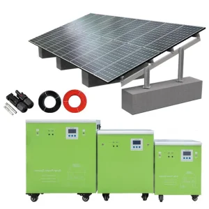 3-6kw نظام الطاقة الشمسية المحمولة خارج الشبكة بتردد جيبي نقي