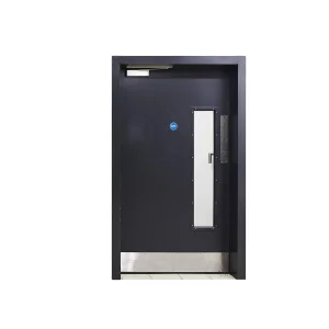 Emergency Exit Fireproof Metal Door Steel Fire Rated Escape Doors for Hotel, School, Hospital, Apartment