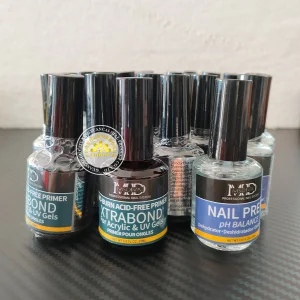 Custom Logo 15ml Fast Dry Nail Primer Dehydrator Private Label Acid-Free Acrylic Professional Salon Art Nail Prep for DIY